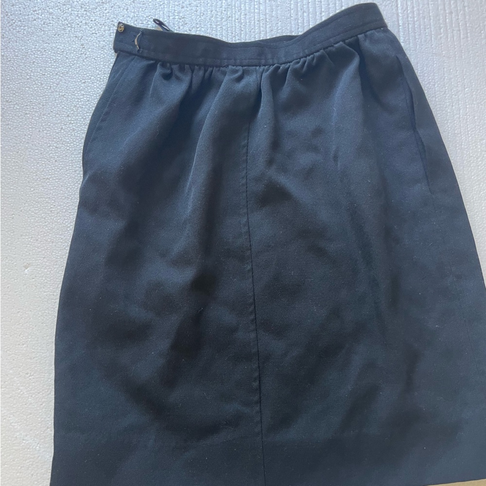 Yves Saint Laurent diffusion hemmes Black Skirt